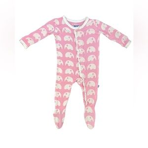 KICKEE PANTS Bamboo Footie - 3-6M